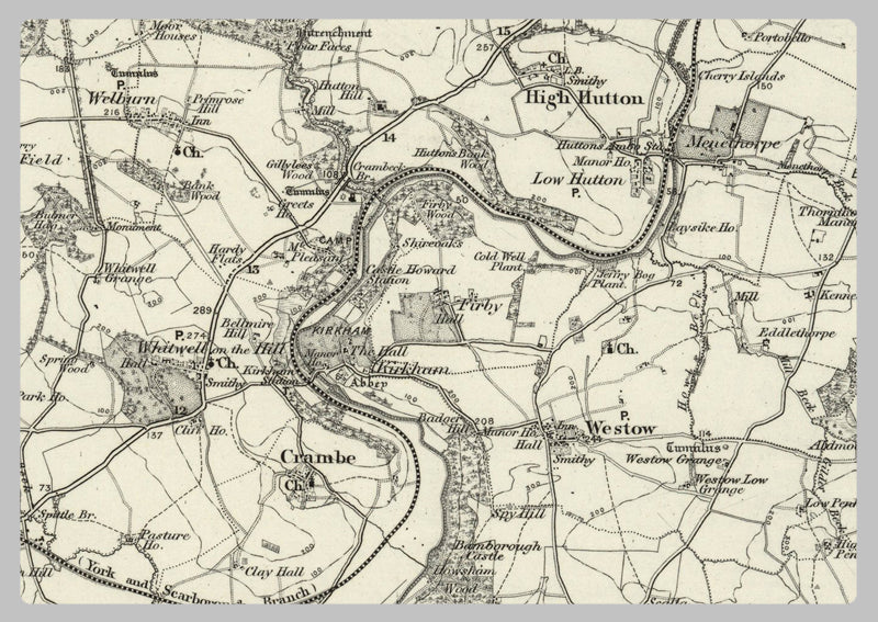 1890 Collection - York (Pickering) Ordnance Survey Map