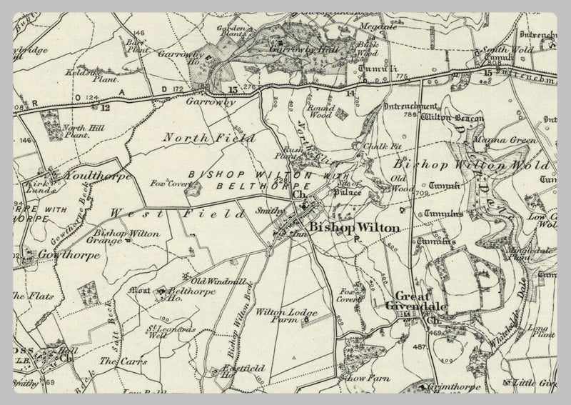 1890 Collection - York (Pickering) Ordnance Survey Map