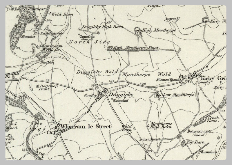 1890 Collection - Great Driffield (Scarborough) Ordnance Survey Map