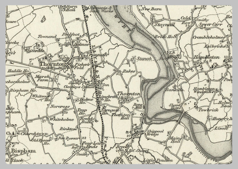 1890 Collection - Fleetwood (Barrow in Furness) Ordnance Survey Map