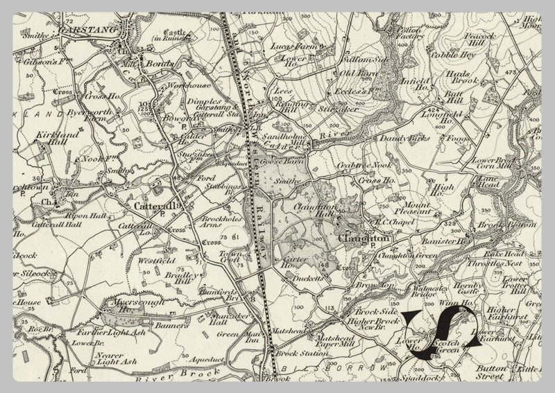1890 Collection - Carstang (Lancaster) Ordnance Survey Map
