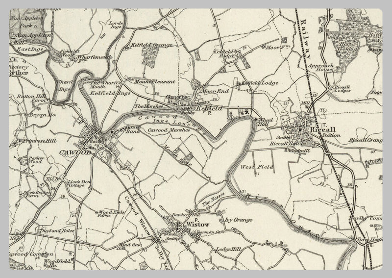 1890 Collection - Selby (York) Ordnance Survey Map