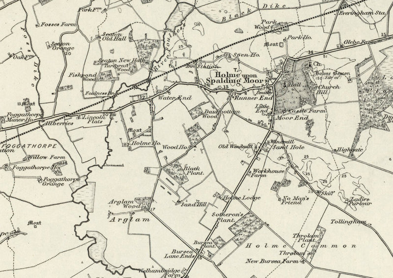 1890 Collection - Selby (York) Ordnance Survey Map
