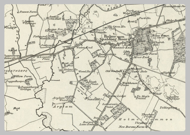 1890 Collection - Selby (York) Ordnance Survey Map