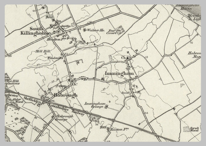 1890 Collection - Patrington (Hornsea) Ordnance Survey Map