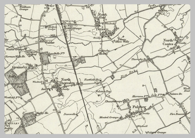 1890 Collection - Great Grimsby (Patrington) Ordnance Survey Map