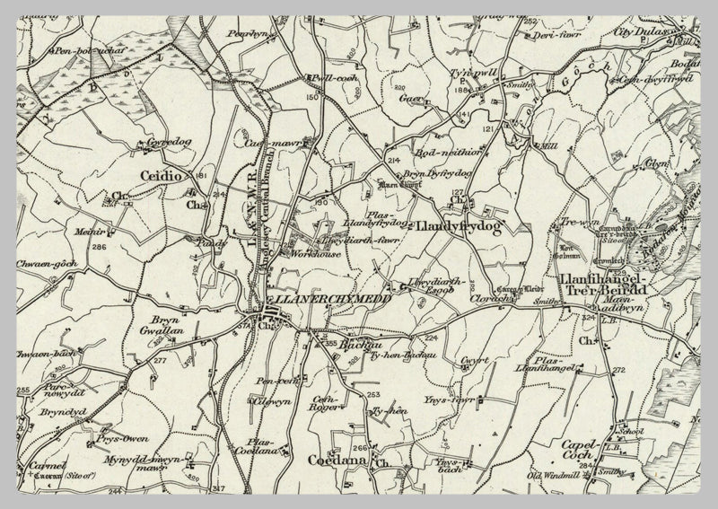 1890 Collection - Holyhead Ordnance Survey Map