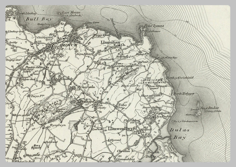 1890 Collection - Holyhead Ordnance Survey Map