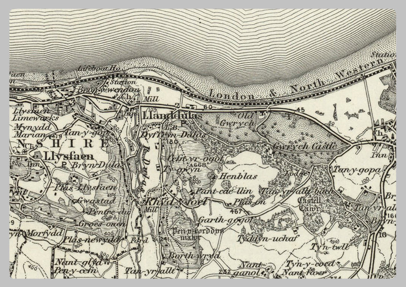 1890 Collection - Rhyl Ordnance Survey Map– I Love Maps