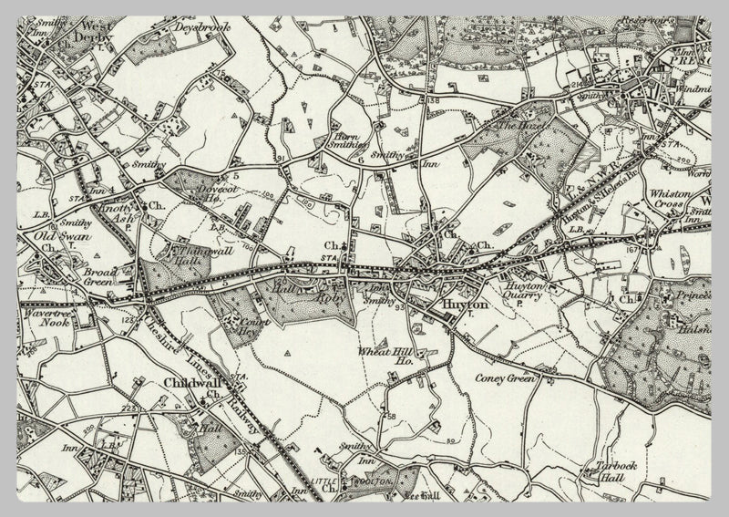 1890 Collection - Runcorn (Wigan) Ordnance Survey Map– I Love Maps