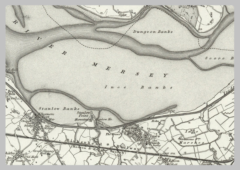 1890 Collection - Runcorn (Wigan) Ordnance Survey Map– I Love Maps