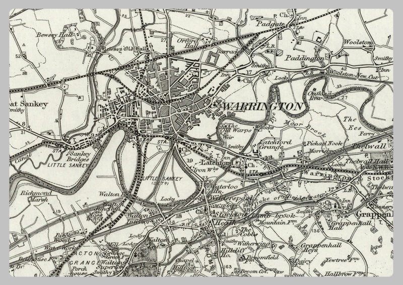 1890 Collection - Runcorn (Wigan) Ordnance Survey Map– I Love Maps