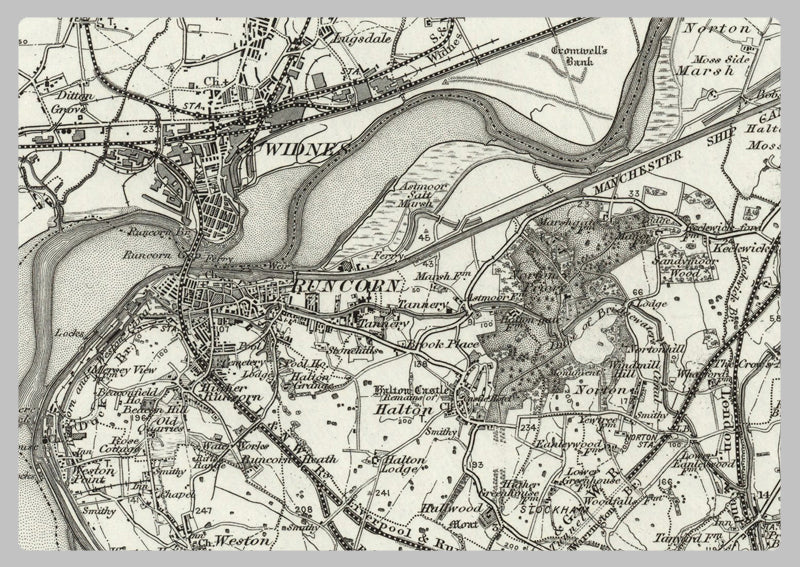 1890 Collection - Runcorn (Wigan) Ordnance Survey Map– I Love Maps