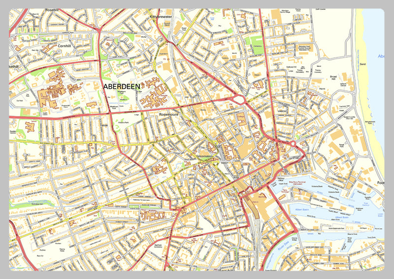 Aberdeen Street Map