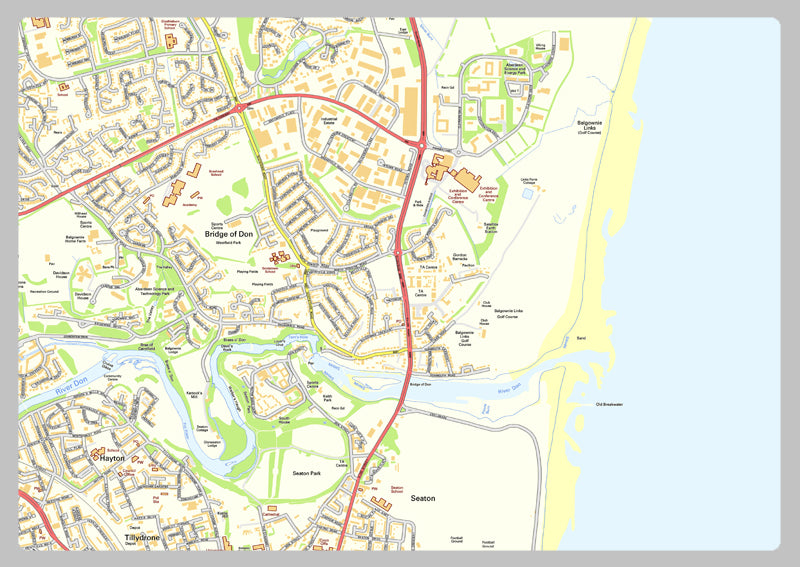 Aberdeen Street Map