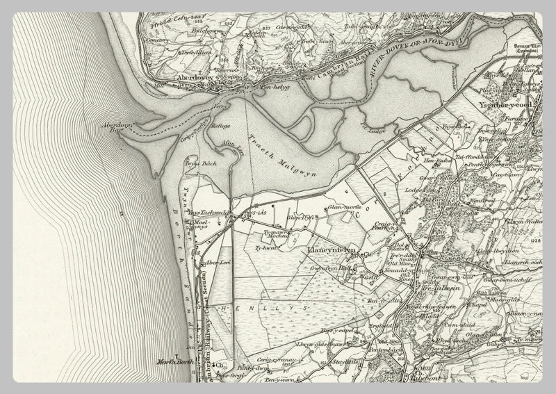 1890 Collection - Aberystwyth (Barmouth) Ordnance Survey Map