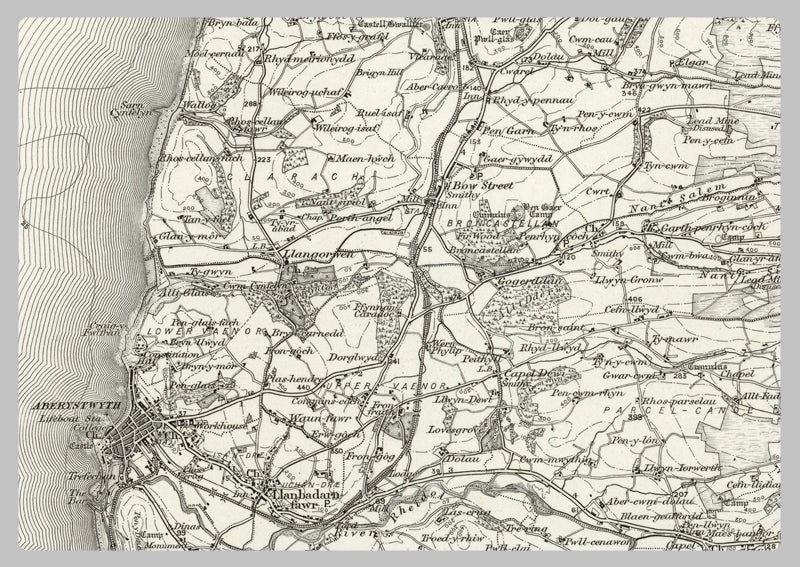 1890 Collection - Aberystwyth (Barmouth) Ordnance Survey Map