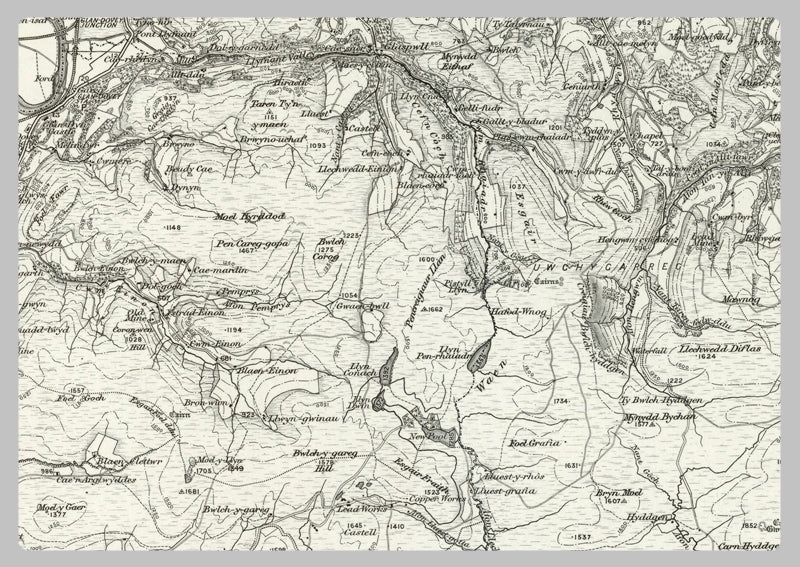 1890 Collection - Aberystwyth (Barmouth) Ordnance Survey Map
