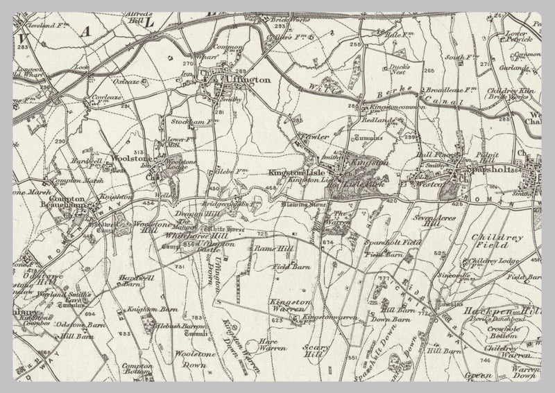 1890 Collection - Abingdon (Oxford) Ordnance Survey Map