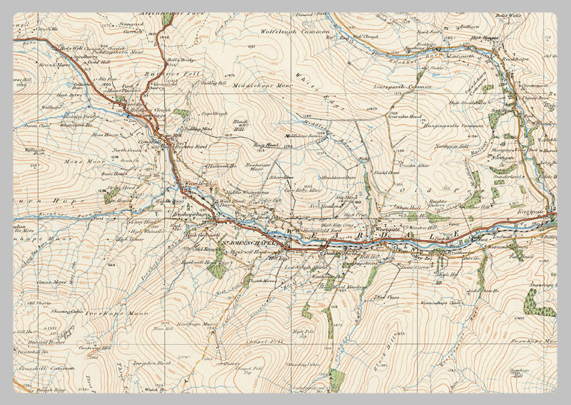1920 Collection - Alston & Weardale Ordnance Survey Map