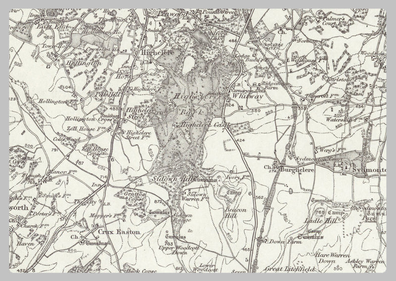 1890 Collection - Andover (Hungerford) Ordnance Survey Map