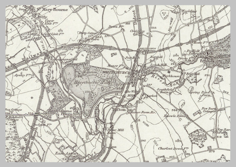 1890 Collection - Andover (Hungerford) Ordnance Survey Map