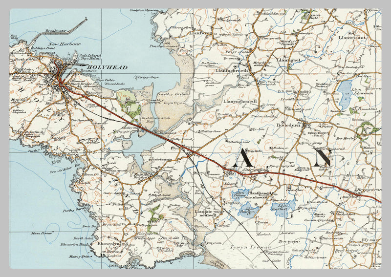 1920 Collection - Anglesey Ordnance Survey Map