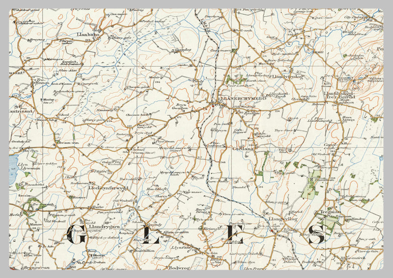 1920 Collection - Anglesey Ordnance Survey Map