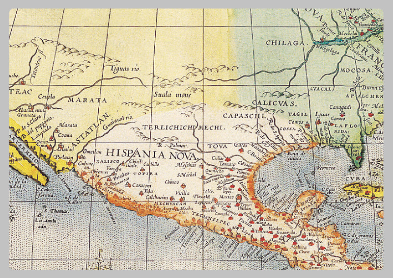 1578 - Map of USA by Abraham Ortelius