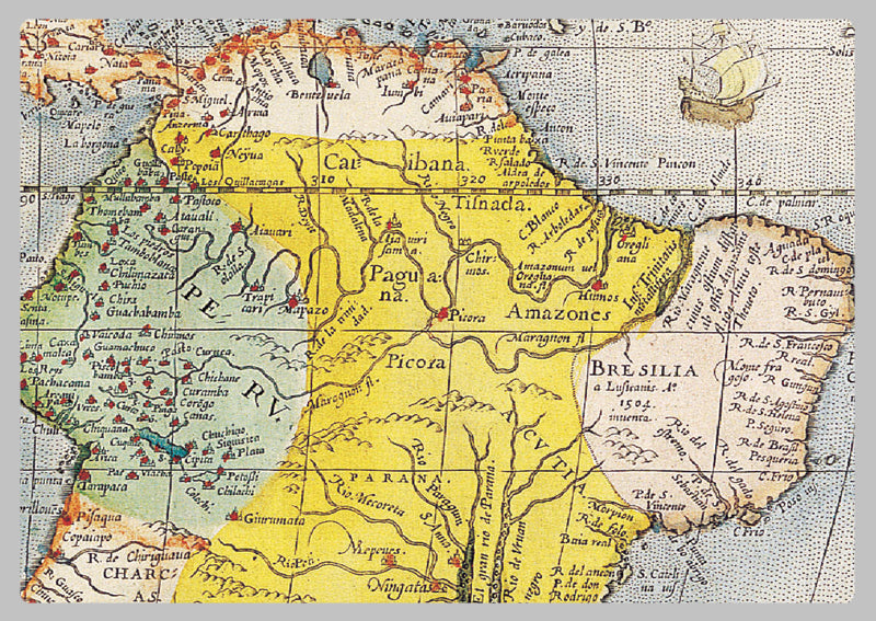 1578 - Map of USA by Abraham Ortelius