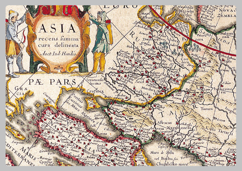 1632 - Map of Asia by Jan Jansson