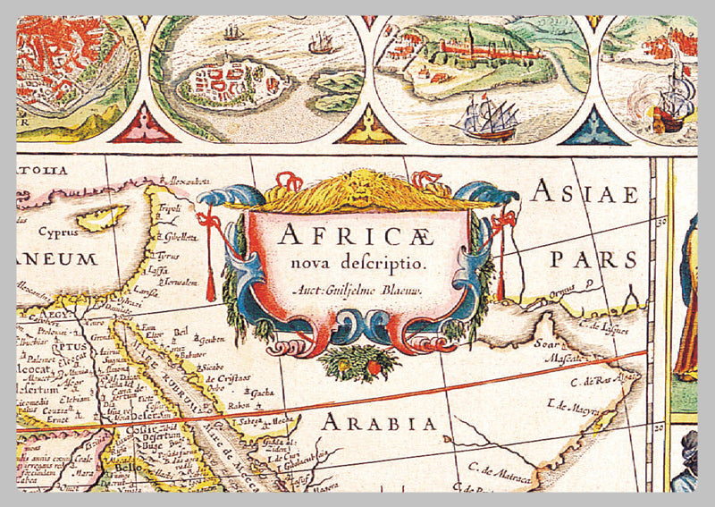 1644 - Map of Africa by Willem Blaeu