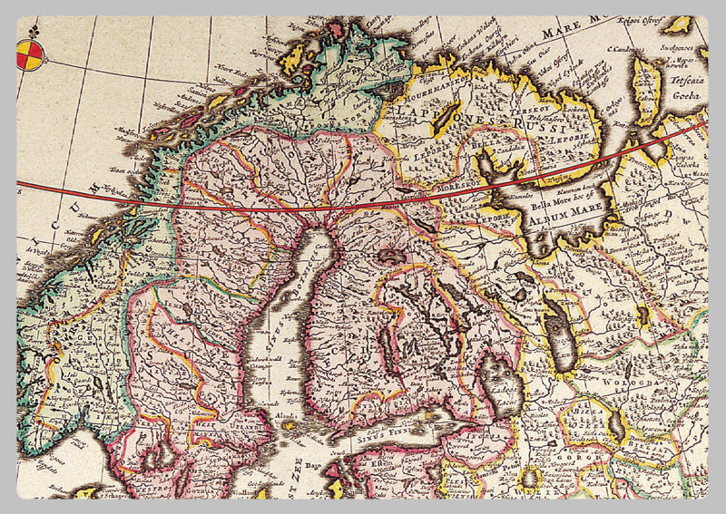 1695 - Map of Europe by Carel Allard