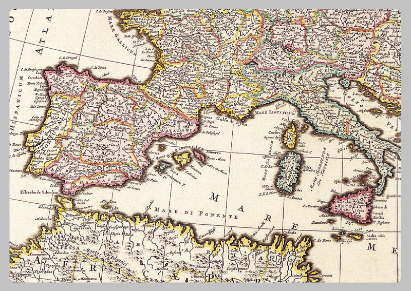 1695 - Map of Europe by Carel Allard