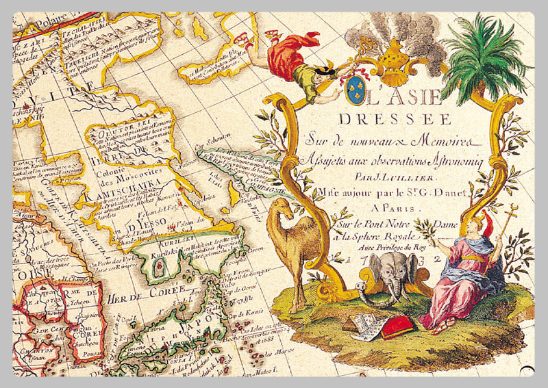 1731 - Map of Asia by Guillaume Danet