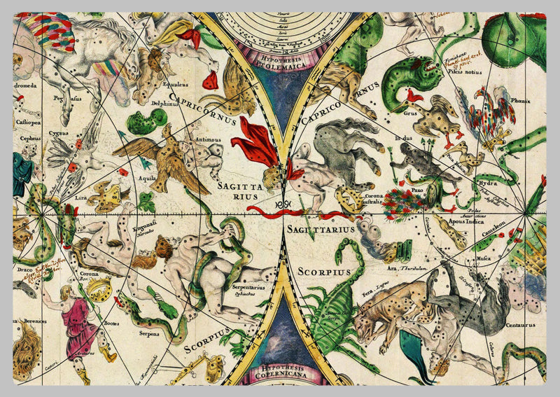1670 - Celestial Map by Frederik de Wit