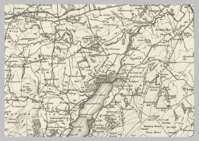1890 Collection - Appleby (Penrith) Ordnance Survey Map