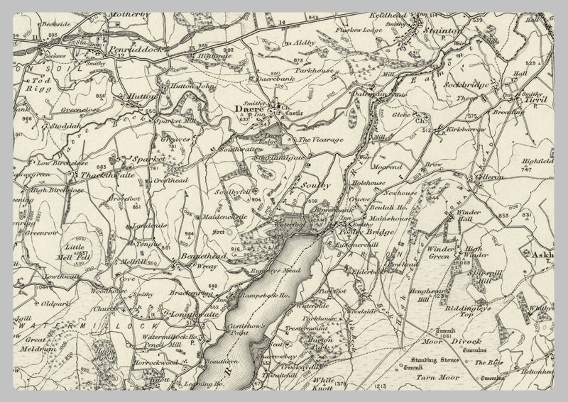 1890 Collection - Appleby (Penrith) Ordnance Survey Map