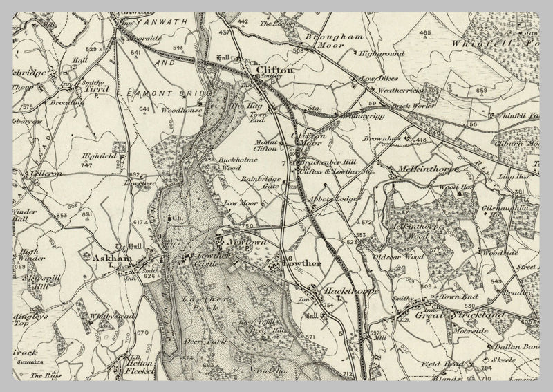 1890 Collection - Appleby (Penrith) Ordnance Survey Map