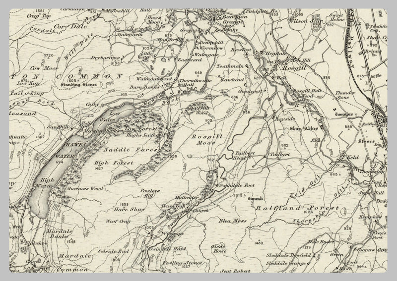 1890 Collection - Appleby (Penrith) Ordnance Survey Map