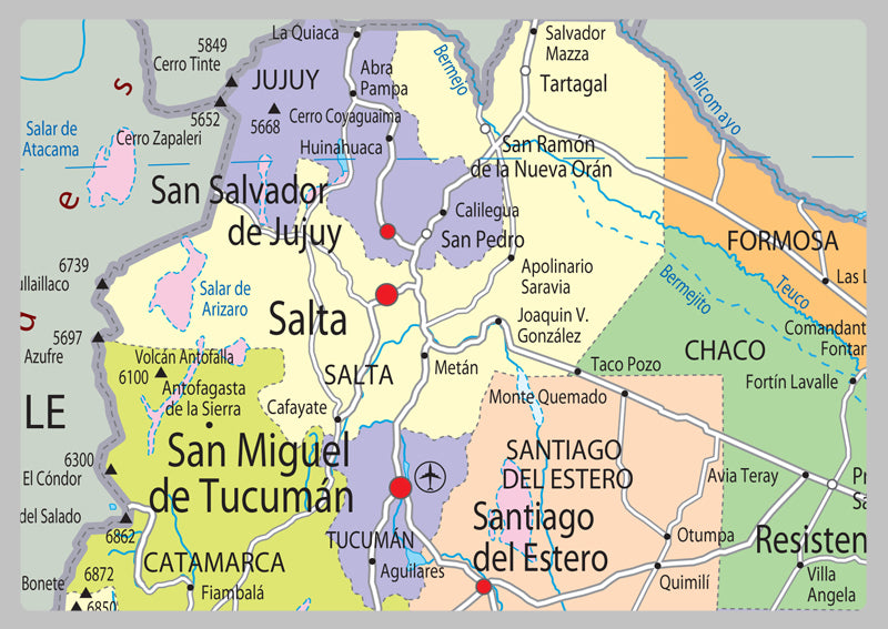 Argentina Political Map– I Love Maps