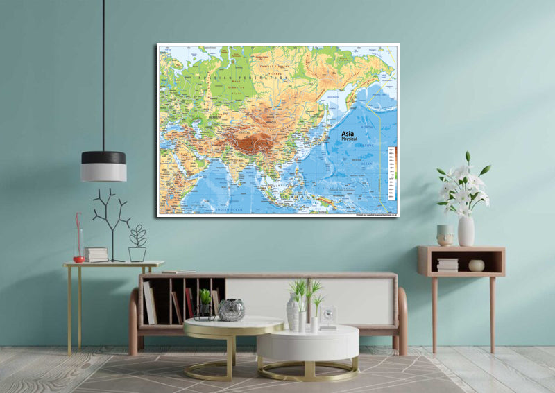 Asia Physical Map