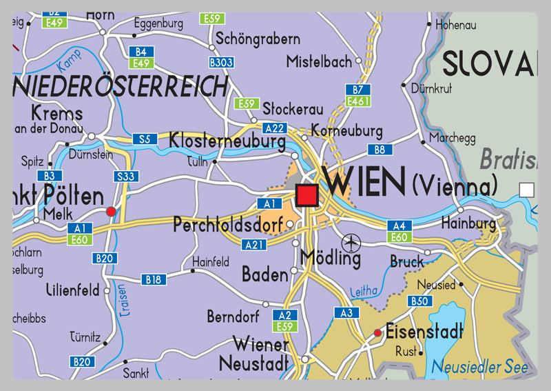 Austria Political Map