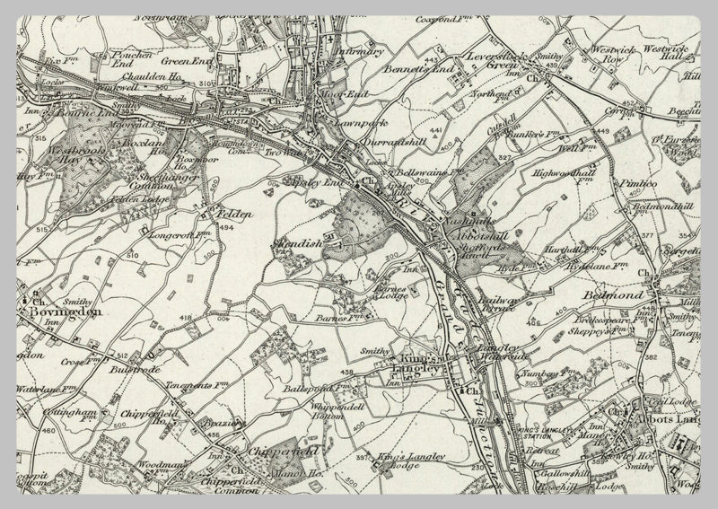 1890 Collection - Aylesbury (Leighton Buzzard) Ordnance Survey Map