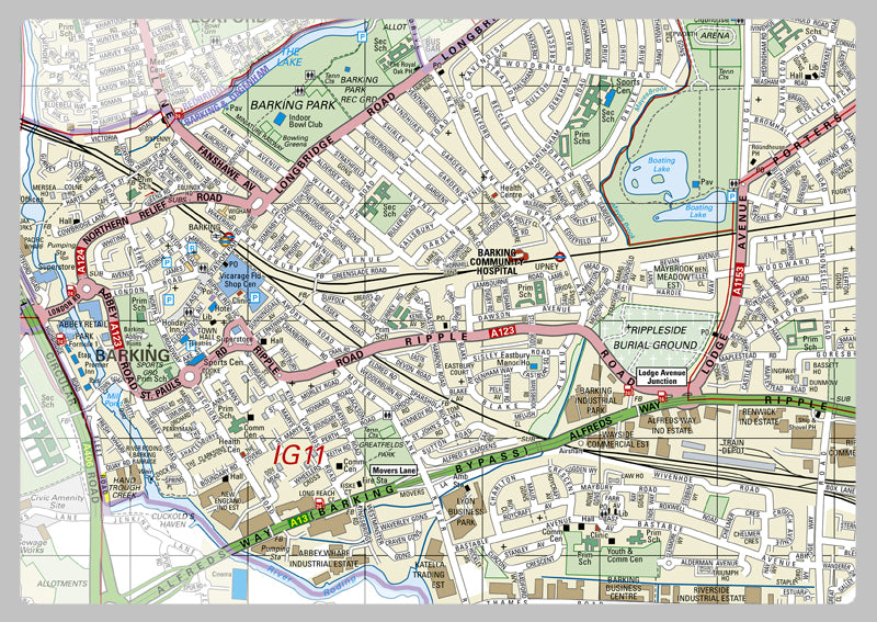 Barking & Dagenham London Borough Map