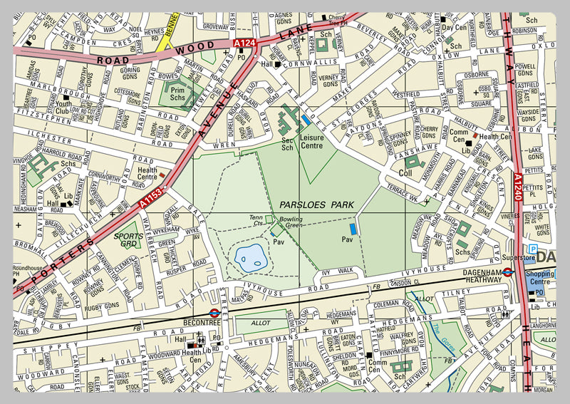 Barking & Dagenham London Borough Map