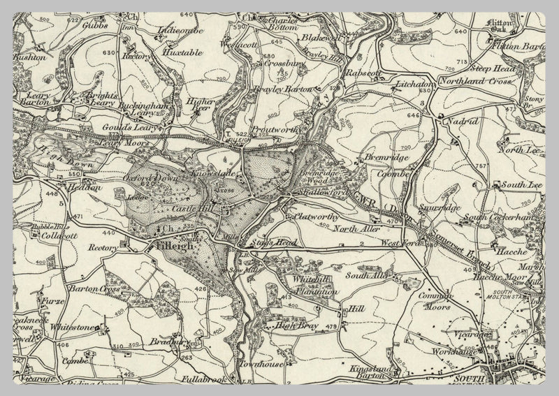 1890 Collection - Barnstaple (Ilfracombe) Ordnance Survey Map