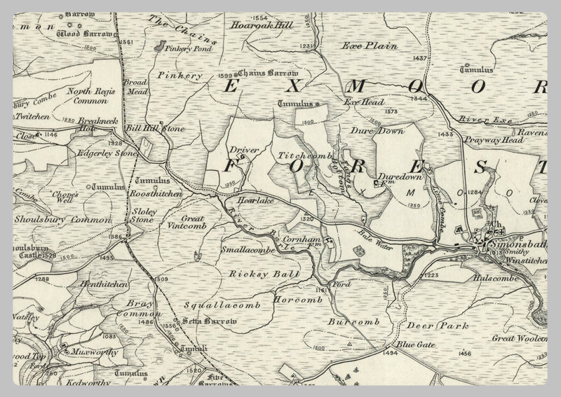 1890 Collection - Barnstaple (Ilfracombe) Ordnance Survey Map