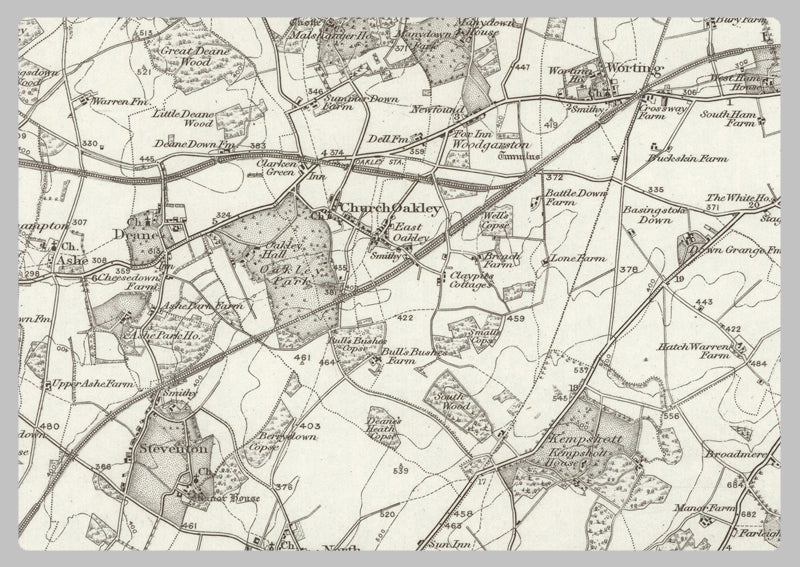 1890 Collection - Basingstoke Ordnance Survey Map
