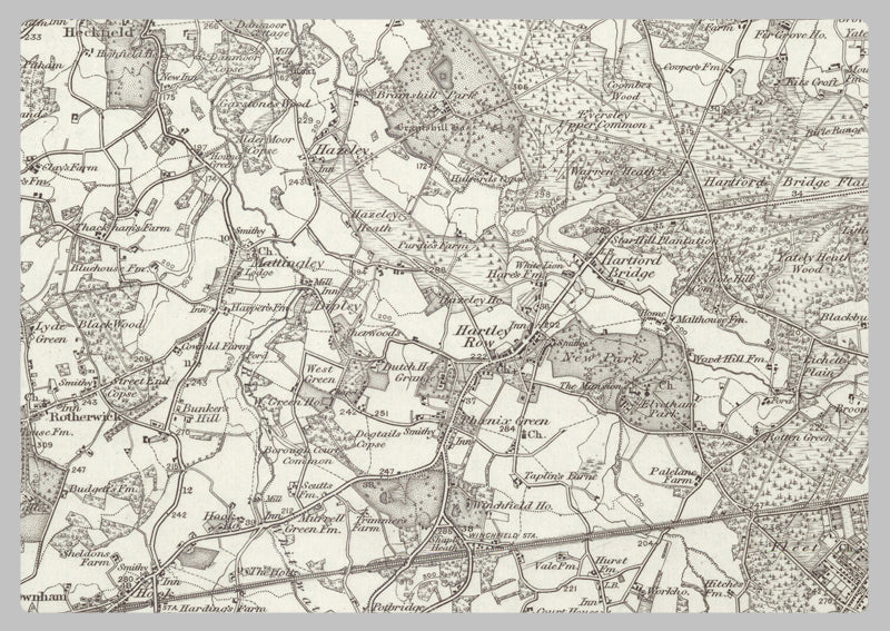 1890 Collection - Basingstoke Ordnance Survey Map